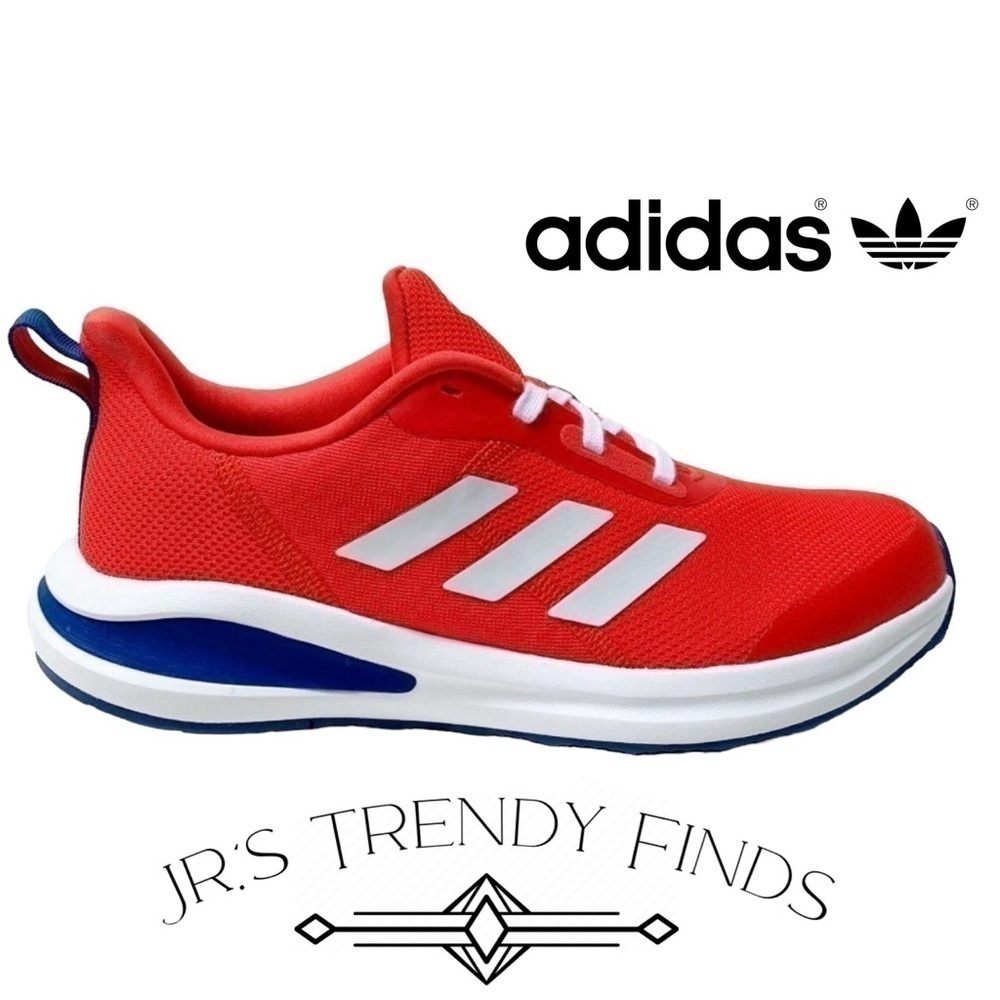 adidas Fortarun Running Red White Blue FV2604 Size 7.5